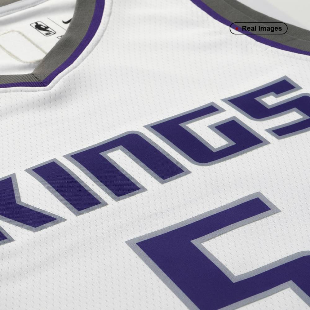 Men's Sacramento Kings De'Aaron Fox #5 White 2021/22 Swingman NBA Jersey - Association Edition-Pro Kit Vault | Brand New 26/27 Sports Jerseys